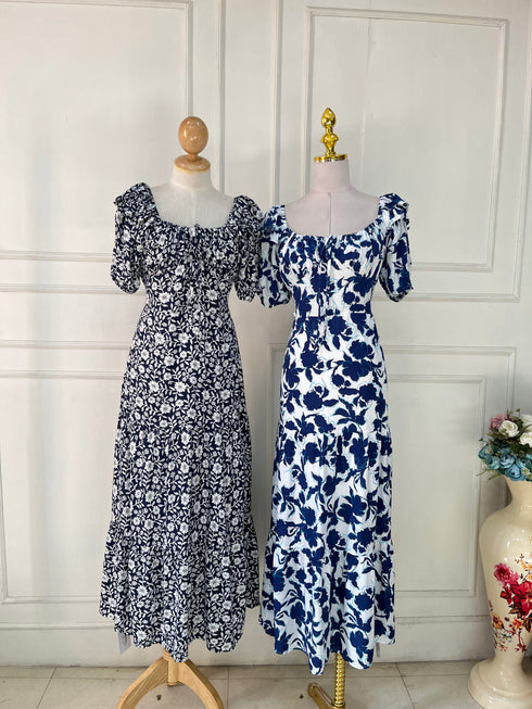 Spring Cotton Floral Dresses